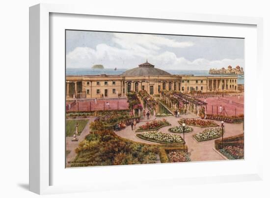 Winter Gardens and Pavilion, Weston-Super-Mare-Alfred Robert Quinton-Framed Giclee Print