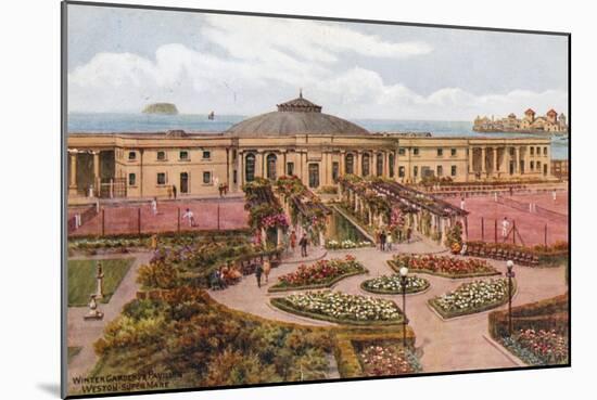 Winter Gardens and Pavilion, Weston-Super-Mare-Alfred Robert Quinton-Mounted Giclee Print