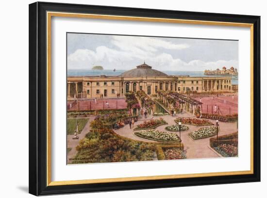 Winter Gardens and Pavilion, Weston-Super-Mare-Alfred Robert Quinton-Framed Giclee Print