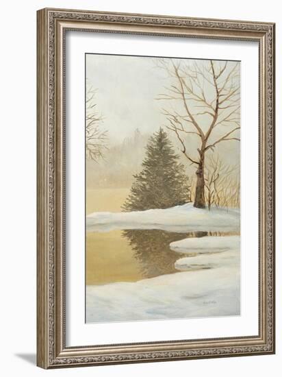 Winter Glow Panel 3-Arnie Fisk-Framed Art Print