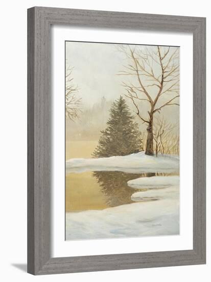 Winter Glow Panel 3-Arnie Fisk-Framed Art Print