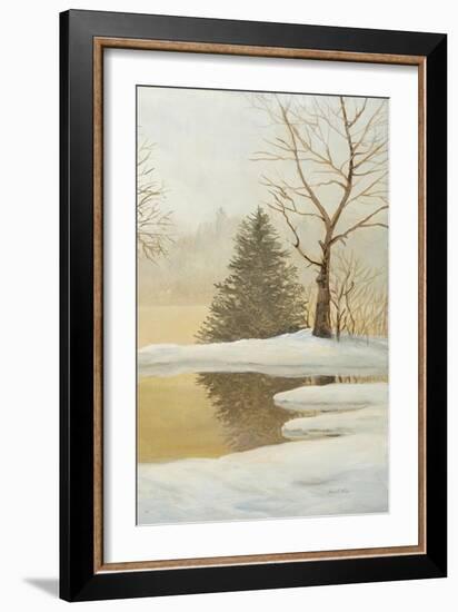 Winter Glow Panel 3-Arnie Fisk-Framed Art Print