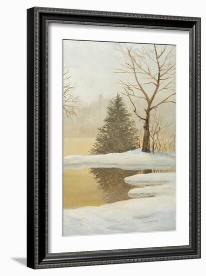 Winter Glow Panel 3-Arnie Fisk-Framed Art Print