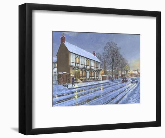 Winter Glow Parish Room Tickhill Yorkshire-Richard Harpum-Framed Art Print