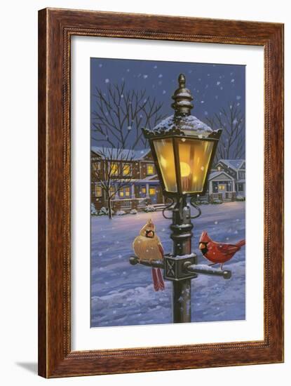 Winter Glow-William Vanderdasson-Framed Giclee Print