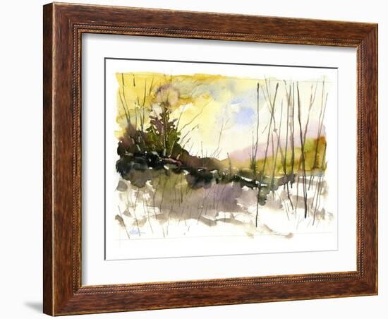 Winter Glow-null-Framed Giclee Print