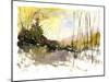 Winter Glow-null-Mounted Giclee Print