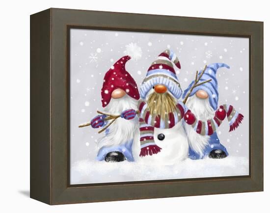 Winter Gnomes-MAKIKO-Framed Premier Image Canvas