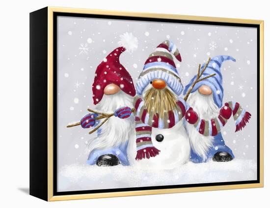 Winter Gnomes-MAKIKO-Framed Premier Image Canvas