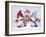 Winter Gnomes-MAKIKO-Framed Giclee Print