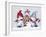 Winter Gnomes-MAKIKO-Framed Giclee Print