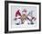 Winter Gnomes-MAKIKO-Framed Giclee Print