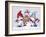 Winter Gnomes-MAKIKO-Framed Giclee Print