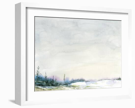 Winter Hike-null-Framed Giclee Print