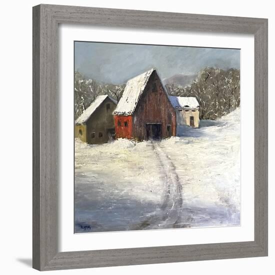 Winter Homestead I-Marilyn Wendling-Framed Art Print