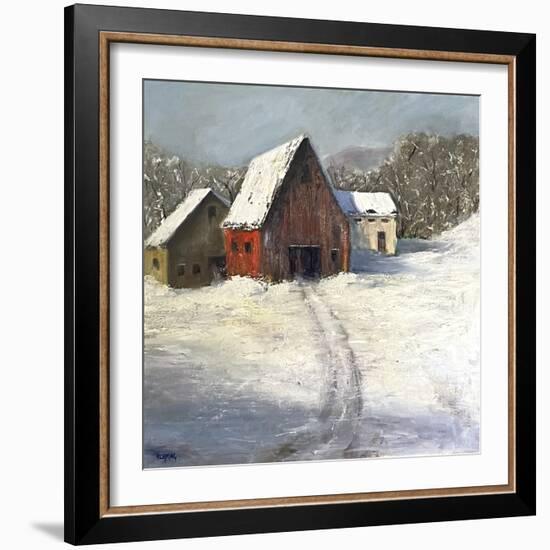 Winter Homestead I-Marilyn Wendling-Framed Art Print