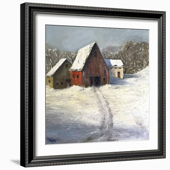 Winter Homestead I-Marilyn Wendling-Framed Art Print