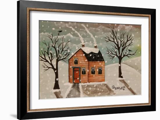 Winter House-Karla Gerard-Framed Giclee Print