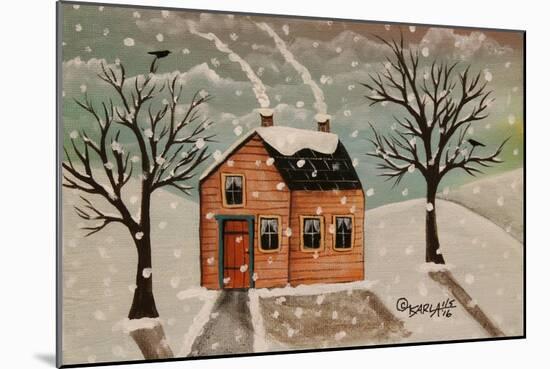 Winter House-Karla Gerard-Mounted Giclee Print