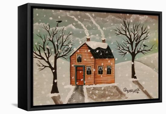 Winter House-Karla Gerard-Framed Premier Image Canvas