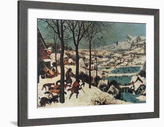 Winter, Hunters in the Snow-Pieter Bruegel the Elder-Framed Collectable Print