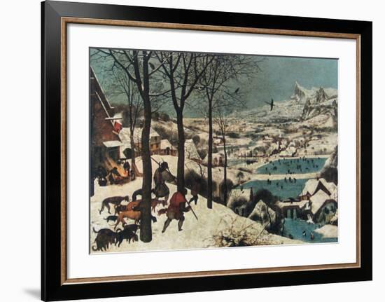 Winter, Hunters in the Snow-Pieter Bruegel the Elder-Framed Collectable Print