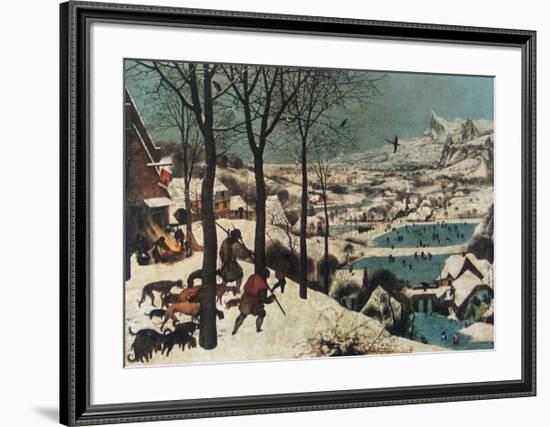 Winter, Hunters in the Snow-Pieter Bruegel the Elder-Framed Collectable Print