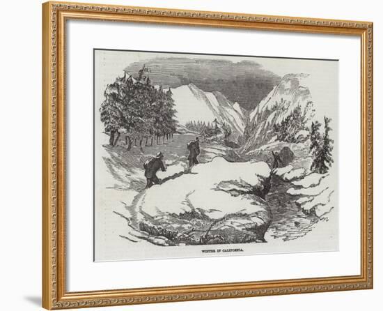 Winter in California-null-Framed Giclee Print