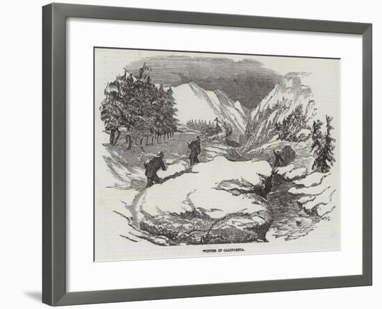 Winter in California-null-Framed Giclee Print