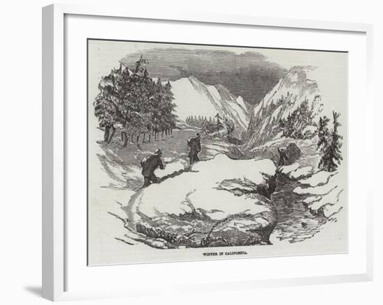 Winter in California-null-Framed Giclee Print