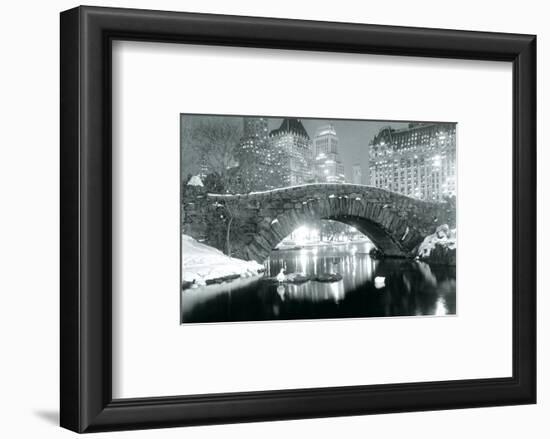 Winter in Central Park-null-Framed Art Print