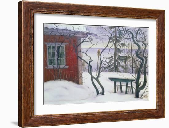 Winter in Hvalsbakken, 1926-Harald Sohlberg-Framed Giclee Print