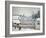 Winter in Louveciennes-Alfred Sisley-Framed Giclee Print