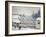 Winter in Louveciennes-Alfred Sisley-Framed Giclee Print