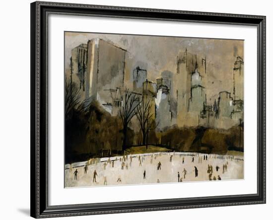 Winter In Manhattan-Georgie-Framed Giclee Print