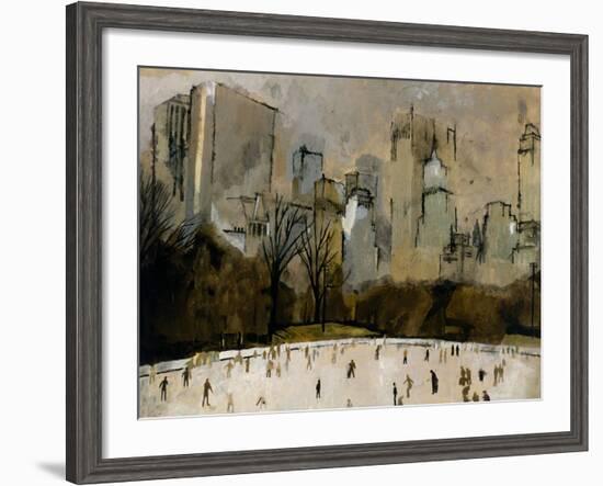 Winter In Manhattan-Georgie-Framed Giclee Print