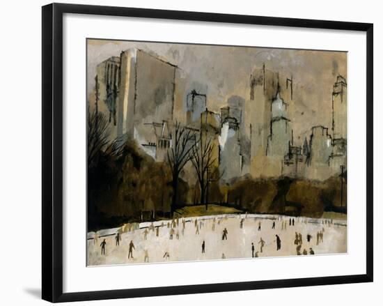 Winter In Manhattan-Georgie-Framed Giclee Print
