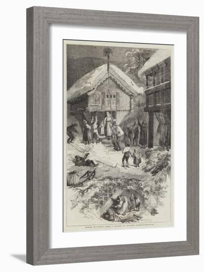 Winter in Norway-Edmond Morin-Framed Giclee Print