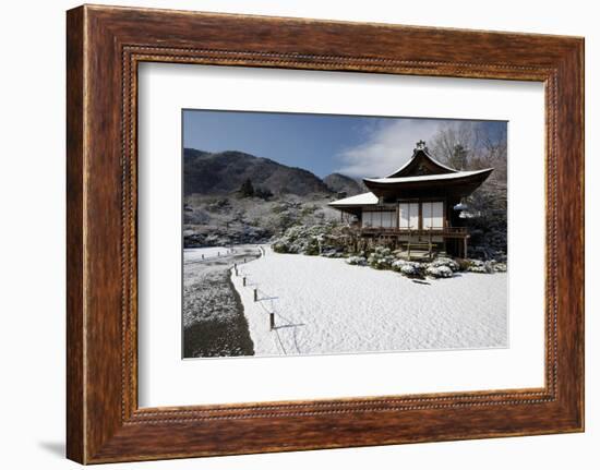 Winter in Okochi-sanso villa, Kyoto, Japan, Asia-Damien Douxchamps-Framed Photographic Print