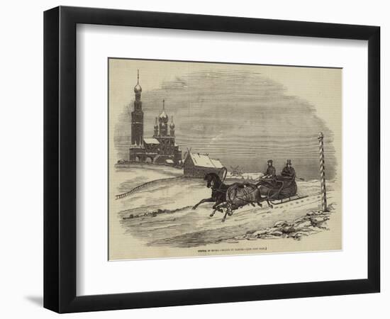 Winter in Russia-null-Framed Giclee Print