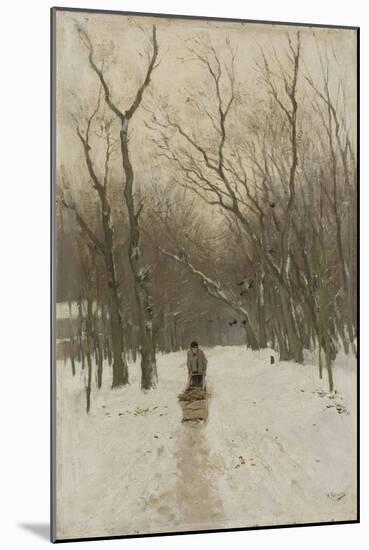 Winter in Scheveningen Bushes-Anton Mauve-Mounted Art Print