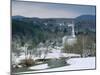 Winter in Stowe, Vermont USA-Amanda Hall-Mounted Photographic Print