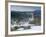 Winter in Stowe, Vermont USA-Amanda Hall-Framed Photographic Print