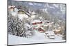 Winter in Swiss Alps (Flumserberg, St. Gallen, Switzerland)-swisshippo-Mounted Photographic Print