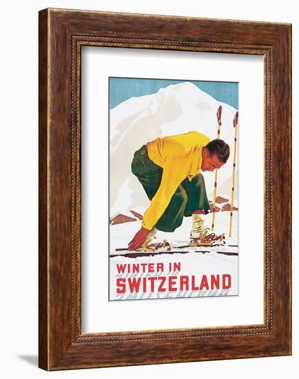 Winter in Switzerland-E^ Hermes-Framed Art Print