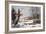 Winter in the Country, Homeward from the Wood-Currier & Ives-Framed Giclee Print