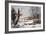 Winter in the Country, Homeward from the Wood-Currier & Ives-Framed Giclee Print