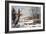 Winter in the Country, Homeward from the Wood-Currier & Ives-Framed Giclee Print