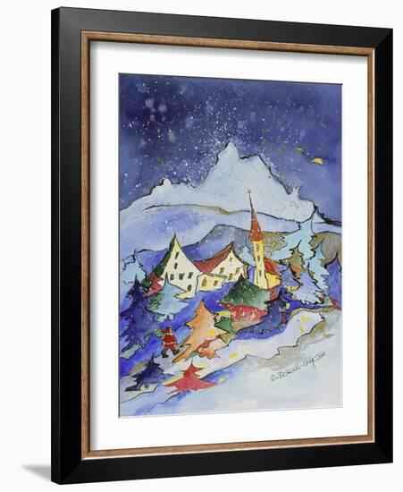 Winter in the Mountains 2001-Annette Bartusch-Goger-Framed Giclee Print