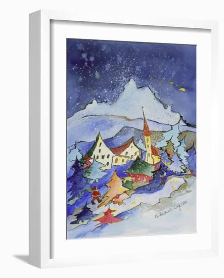 Winter in the Mountains 2001-Annette Bartusch-Goger-Framed Giclee Print